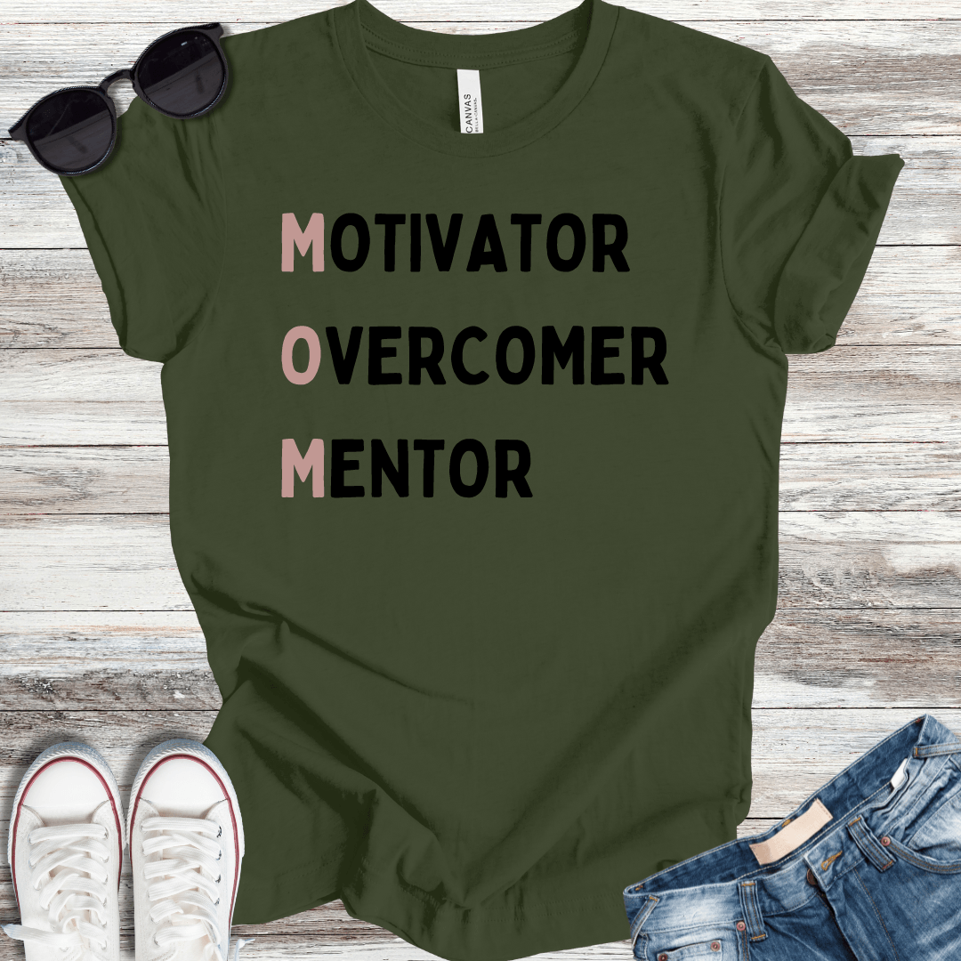 MOM: Motivator Overcomer Mentor T-Shirt