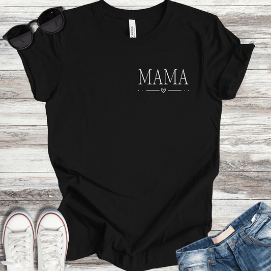 Mama Heart Pocket T-Shirt