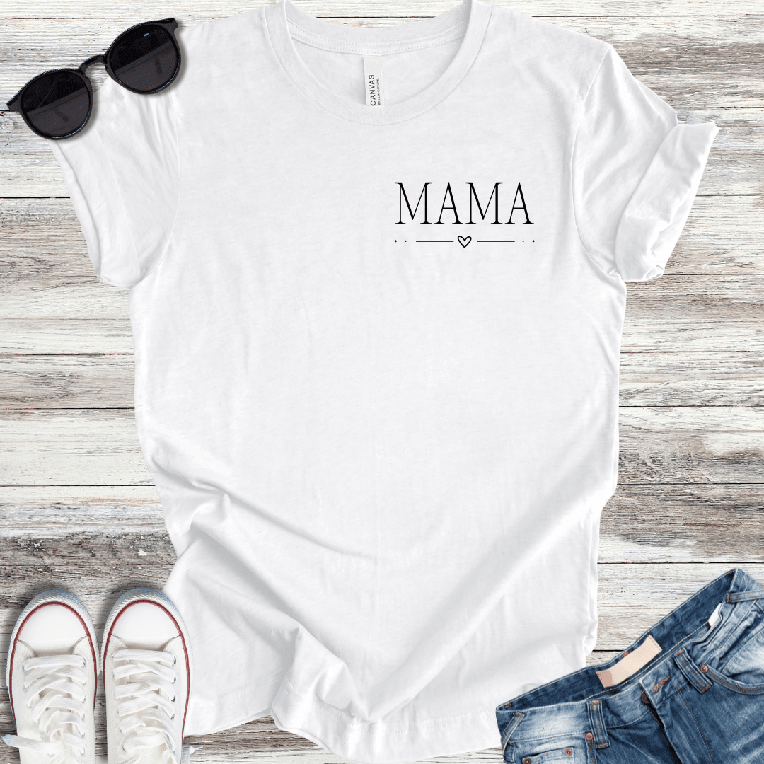 Mama Heart Pocket T-Shirt