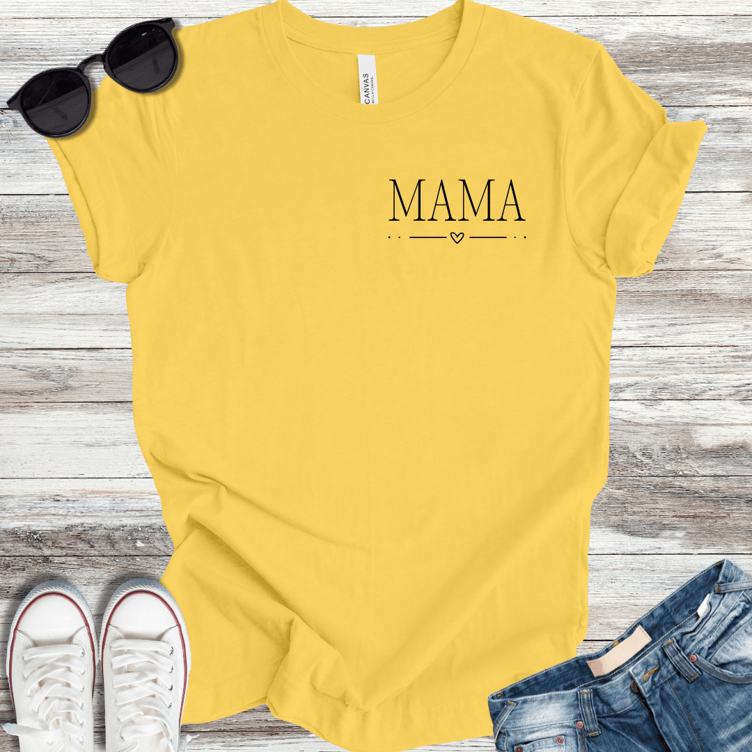 Mama Heart Pocket T-Shirt