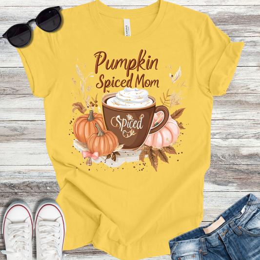 Pumpkin Spiced Mom T-Shirt