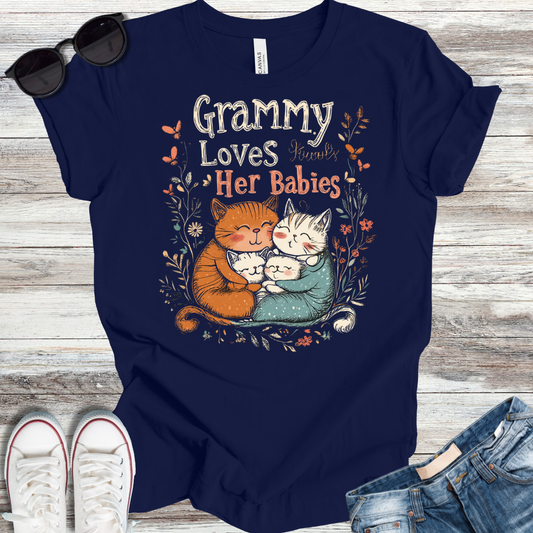 Grammy Loves Her Babies T-Shirt