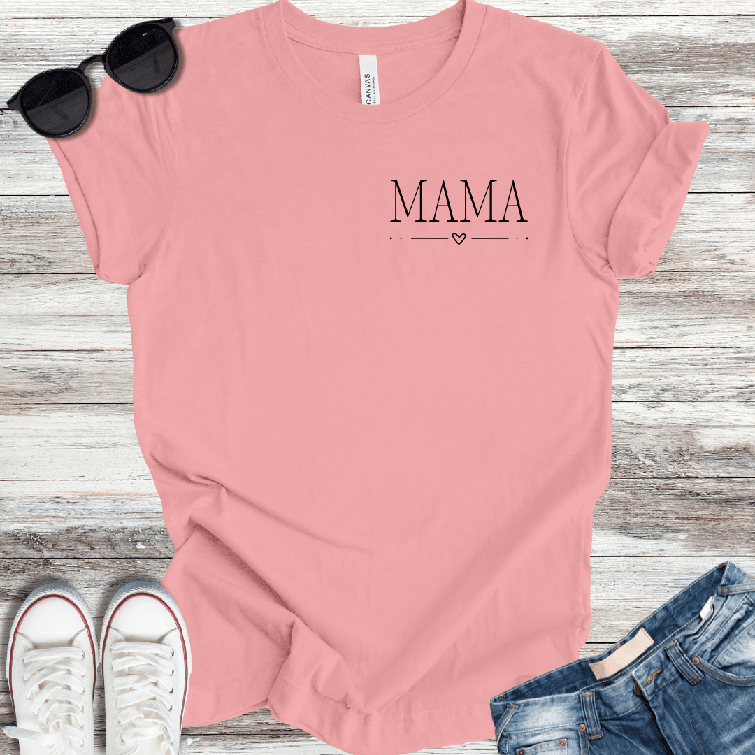 Mama Heart Pocket T-Shirt