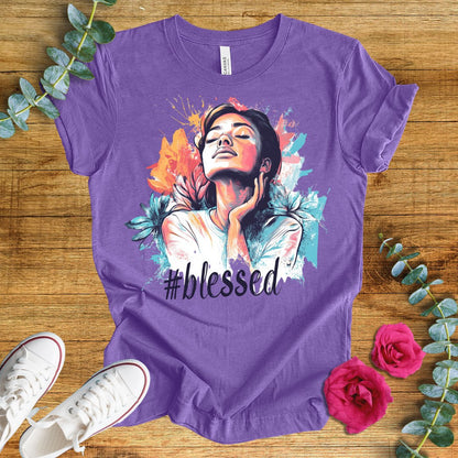 Blessed Woman Floral T-Shirt - ParenTEES