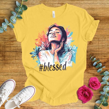 Blessed Woman Floral T-Shirt - ParenTEES