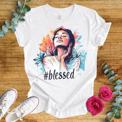 Blessed Woman Floral T-Shirt - ParenTEES