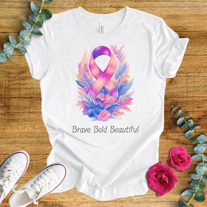 Breast Cancer Awareness Tee - Brave Bold Beautiful - ParenTEES