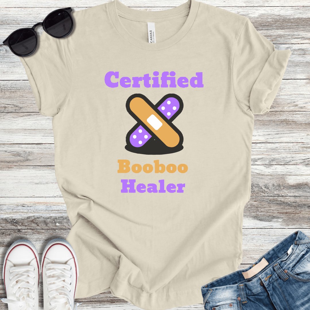 Certified Booboo Healer T-Shirt - ParenTEES