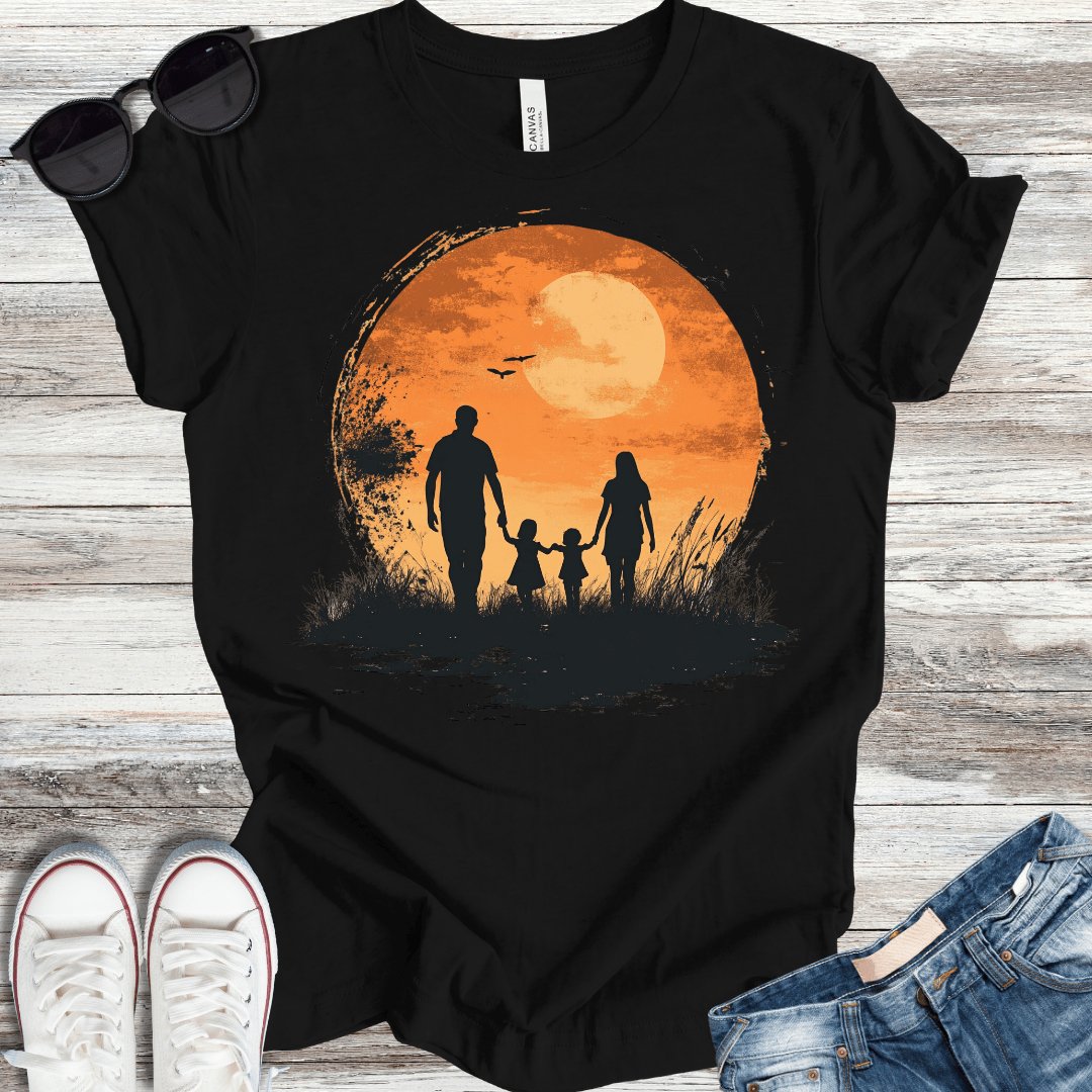 Family Sunset T-Shirt - ParenTEES