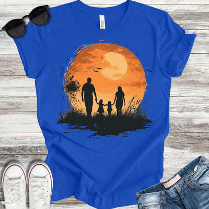 Family Sunset T-Shirt - ParenTEES