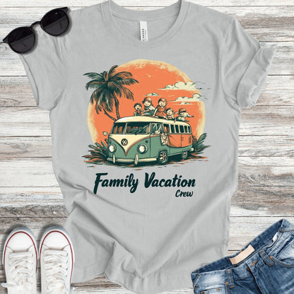 Family Vacation Crew T-Shirt - ParenTEES