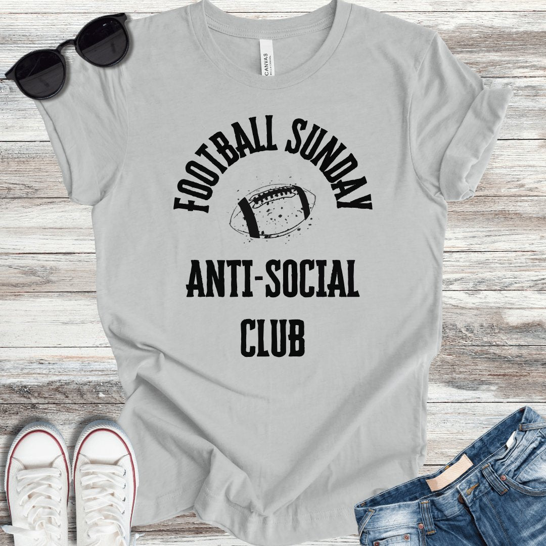 Football Sunday Antisocial Club T-Shirt - ParenTEES