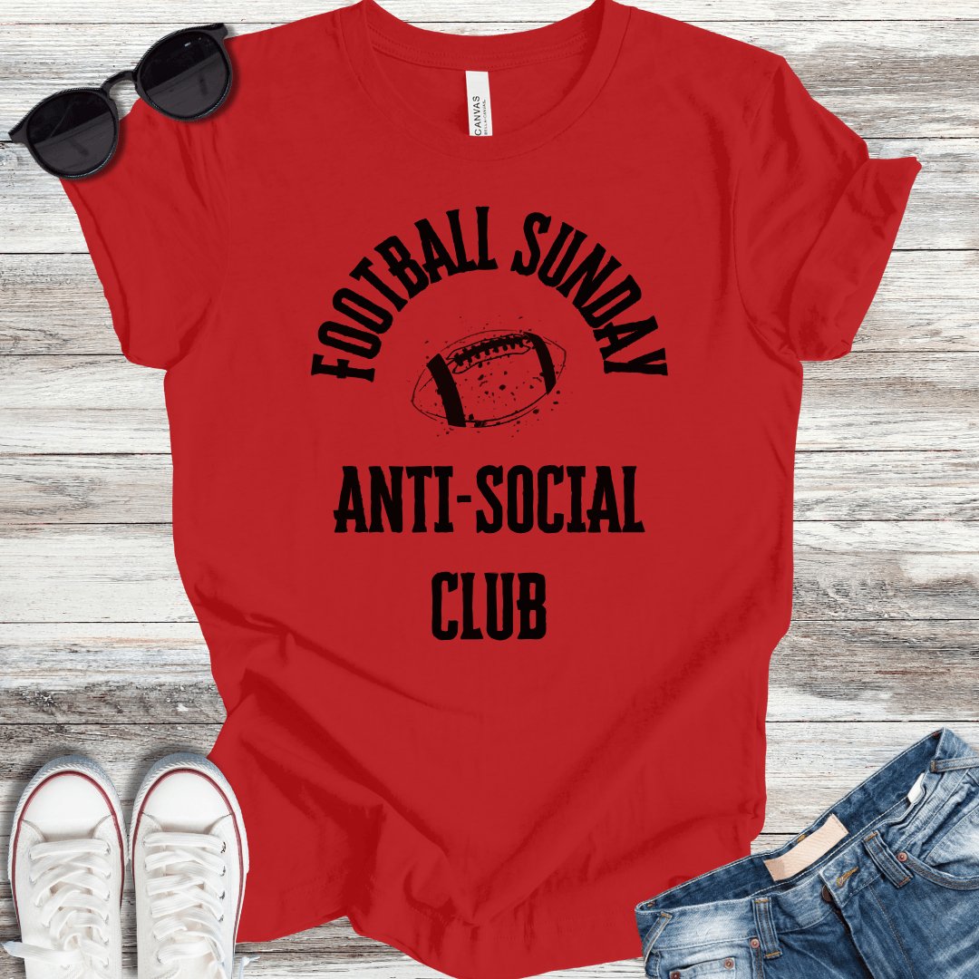 Football Sunday Antisocial Club T-Shirt - ParenTEES