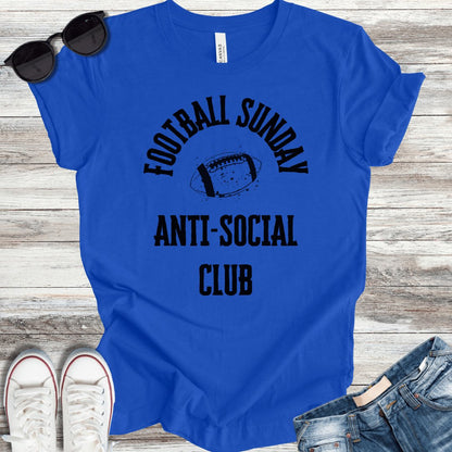 Football Sunday Antisocial Club T-Shirt - ParenTEES