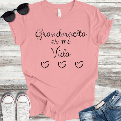 Grandmacita Es Mi Vida T-Shirt - ParenTEES