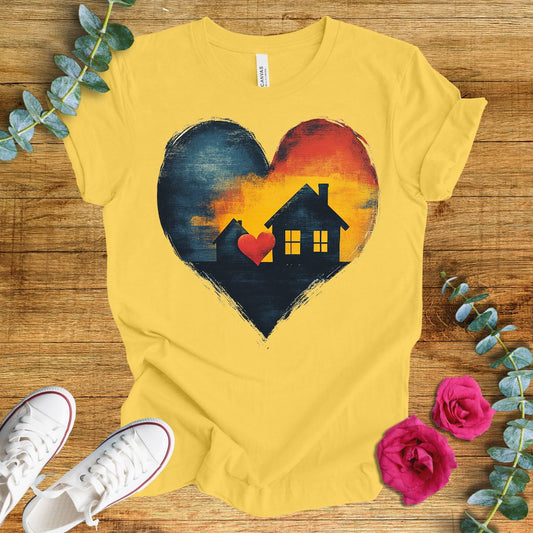 Home Is Where The Heart Is T-Shirt - ParenTEES