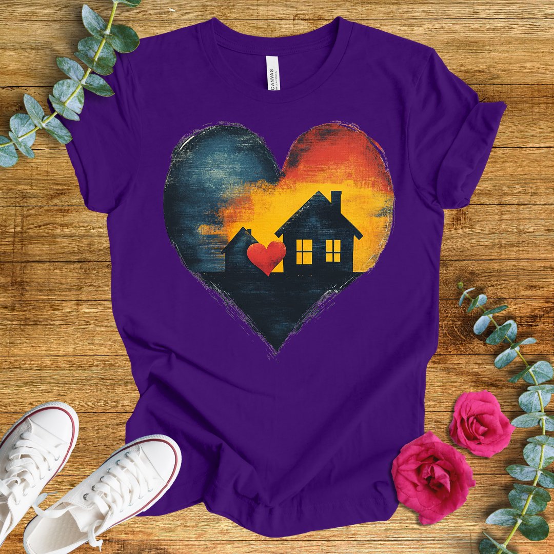 Home Is Where The Heart Is T-Shirt - ParenTEES