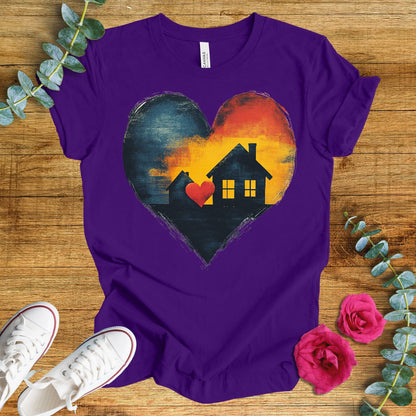 Home Is Where The Heart Is T-Shirt - ParenTEES