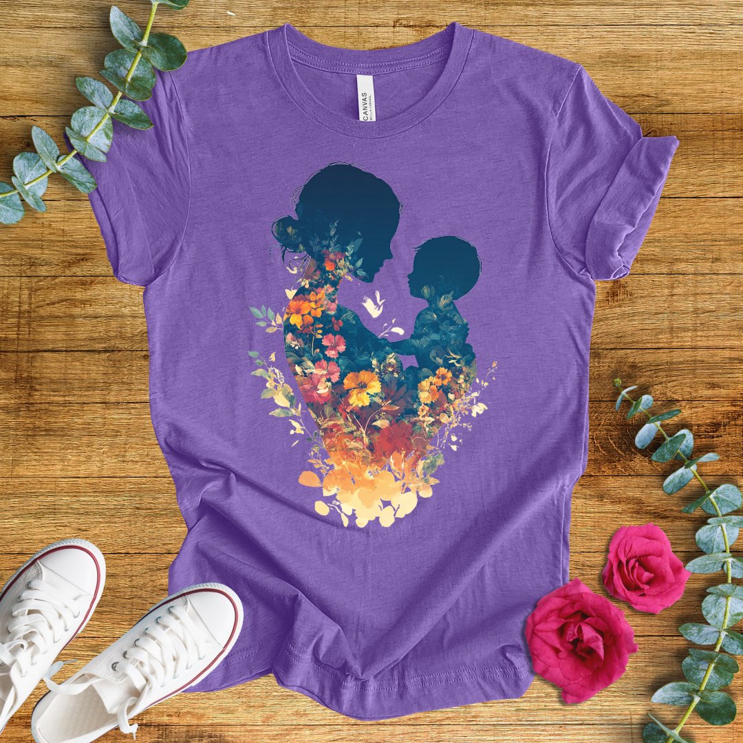 Mother's Embrace Floral Tee - ParenTEES