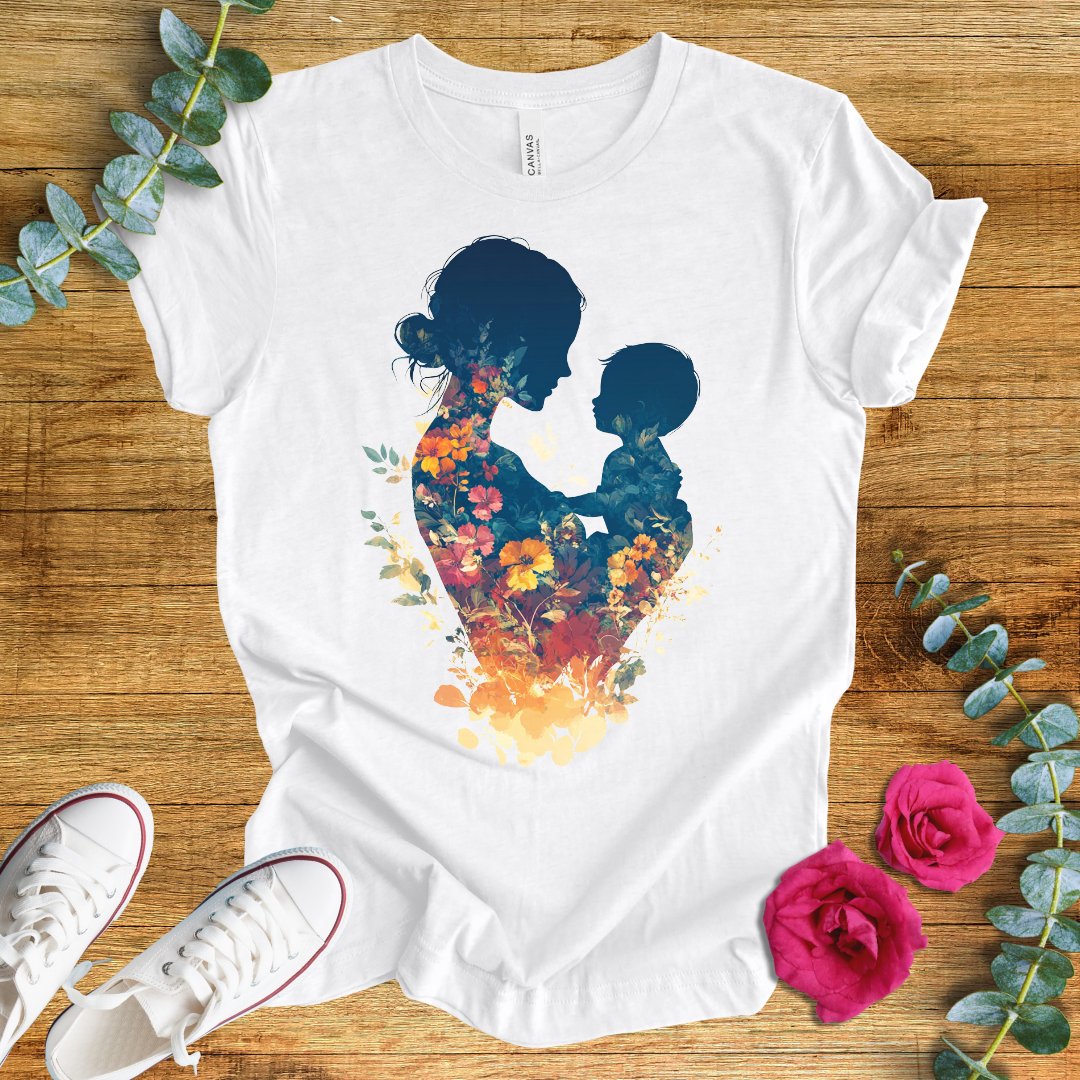 Mother's Embrace Floral Tee - ParenTEES