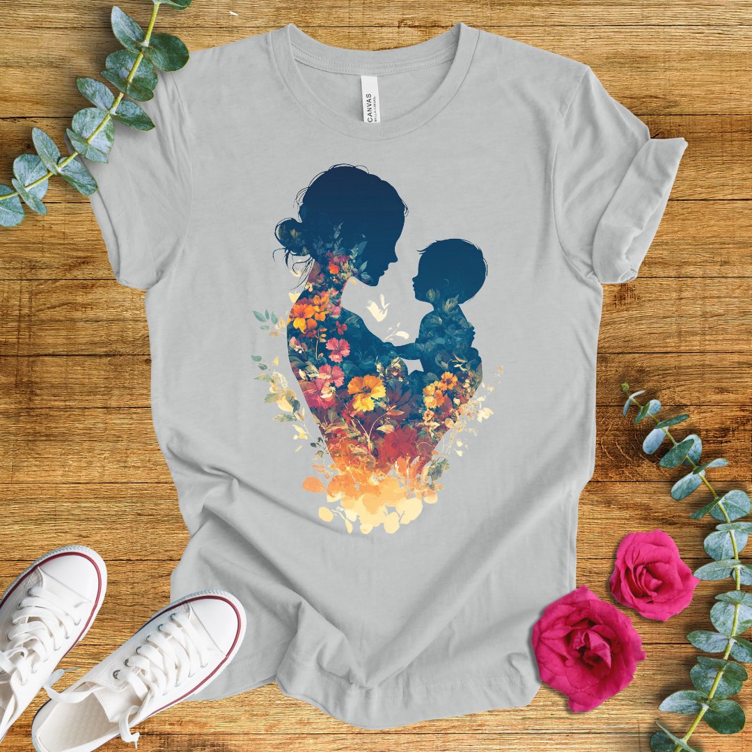 Mother's Embrace Floral Tee - ParenTEES