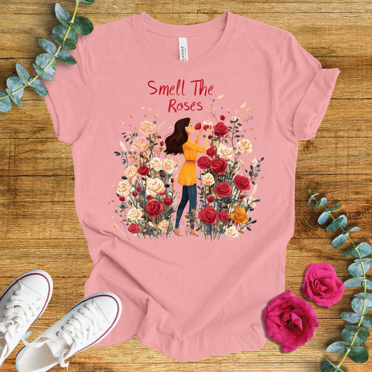 Rose Smelling Tee - ParenTEES